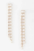 Rhinestone Tassle Earrings | Mixtshop LLC