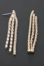 Rhinestone Tassle Earrings | Mixtshop LLC