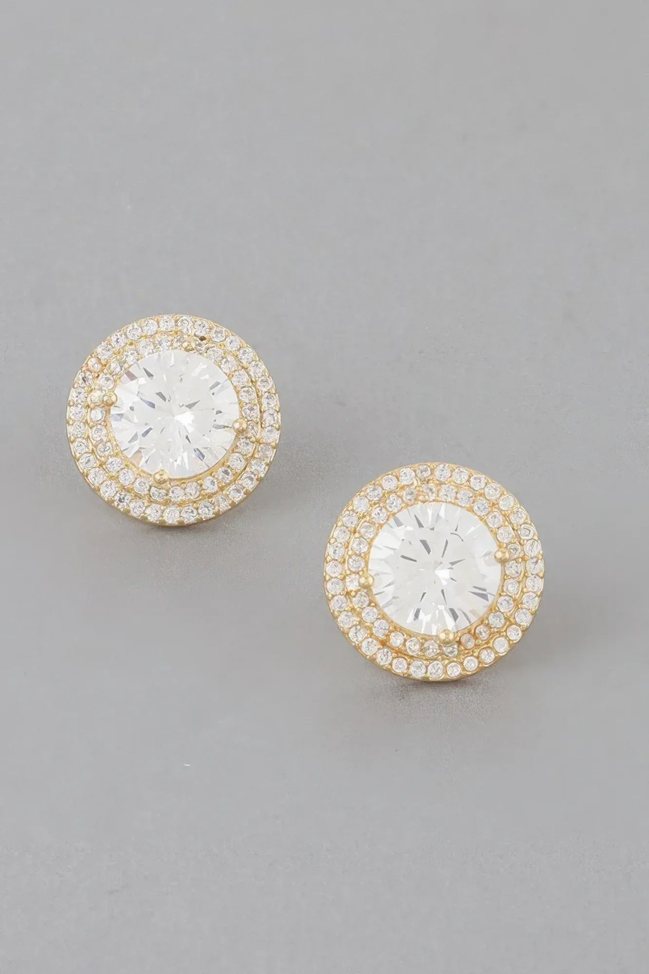 Crystal Rhinestone Stud Earrings | Mixtshop LLC Main image