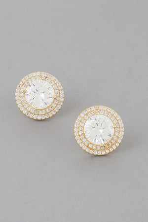 Crystal Rhinestone Stud Earrings | Mixtshop LLC
