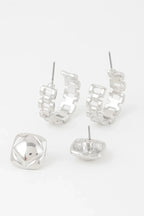 Gold Link Cuff Earrings Set | Mixtshop LLC