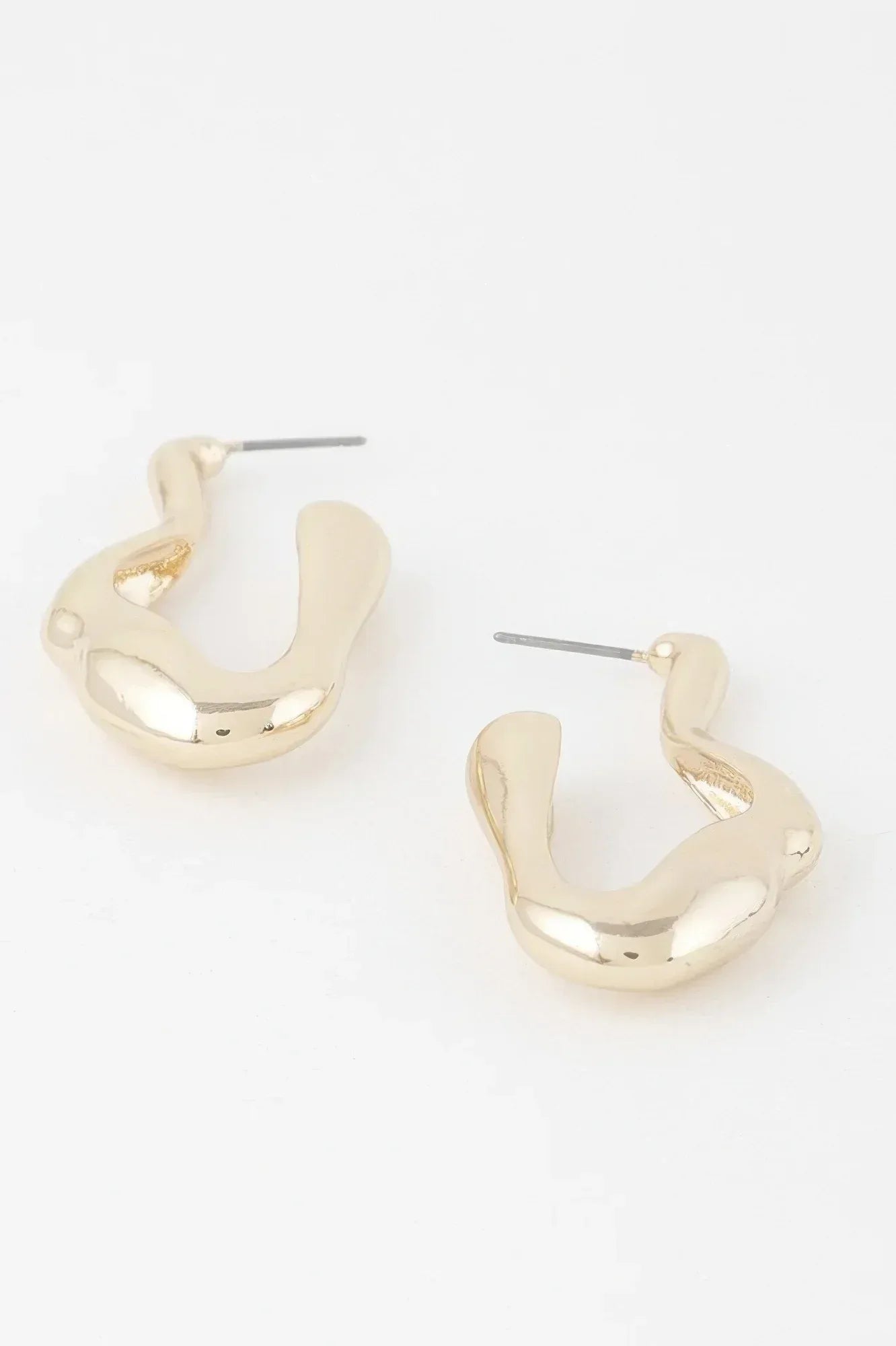 Molten Hoop Earrings | Mixtshop LLC Main image