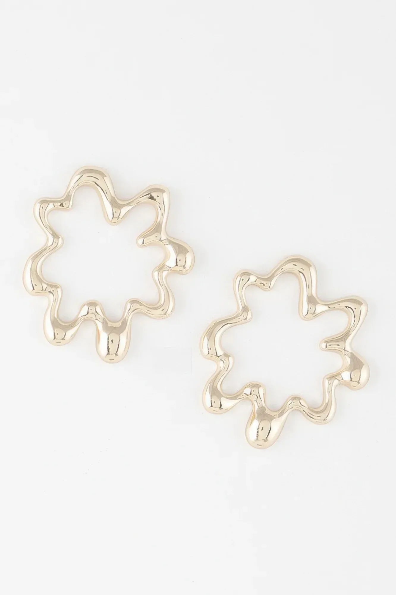 Melting Circular Earrings | Mixtshop LLC Main image