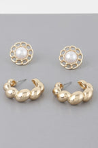 Bubbly Hoops Gold Earrings | Mixtshop LLC