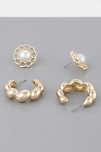 Bubbly Hoops Gold Earrings | Mixtshop LLC