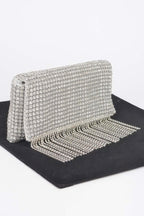 Rhinestone Fringe Clutch | Mixtshop LLC