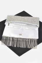 Rhinestone Fringe Clutch | Mixtshop LLC