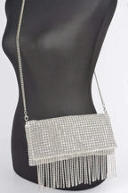 Rhinestone Fringe Clutch | Mixtshop LLC
