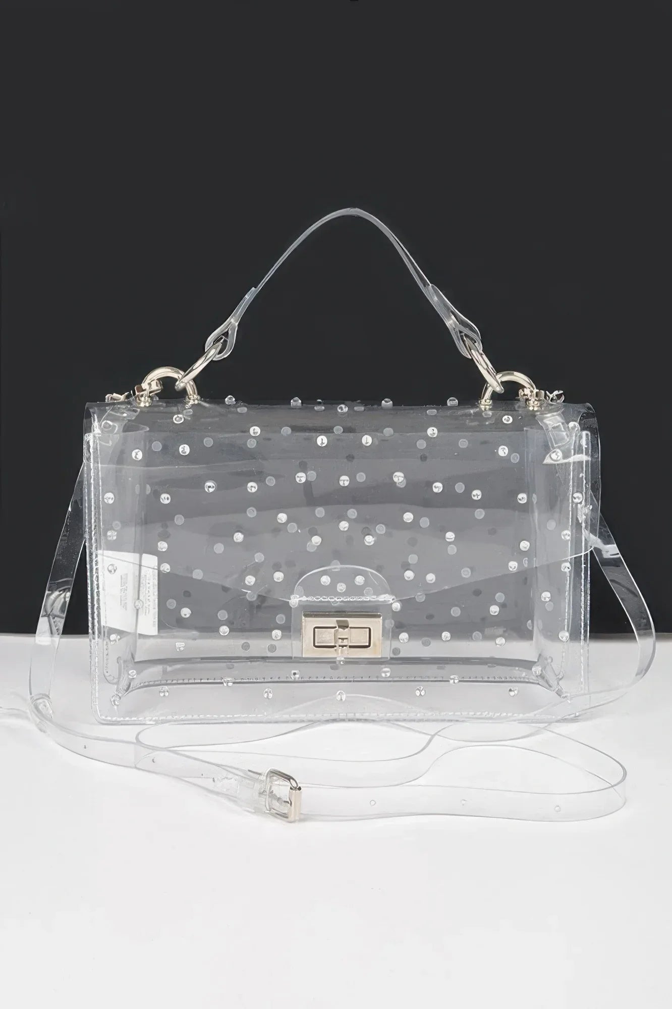 Rhinestone Hot Fix Clear Bag | Mixtshop LLC Main image