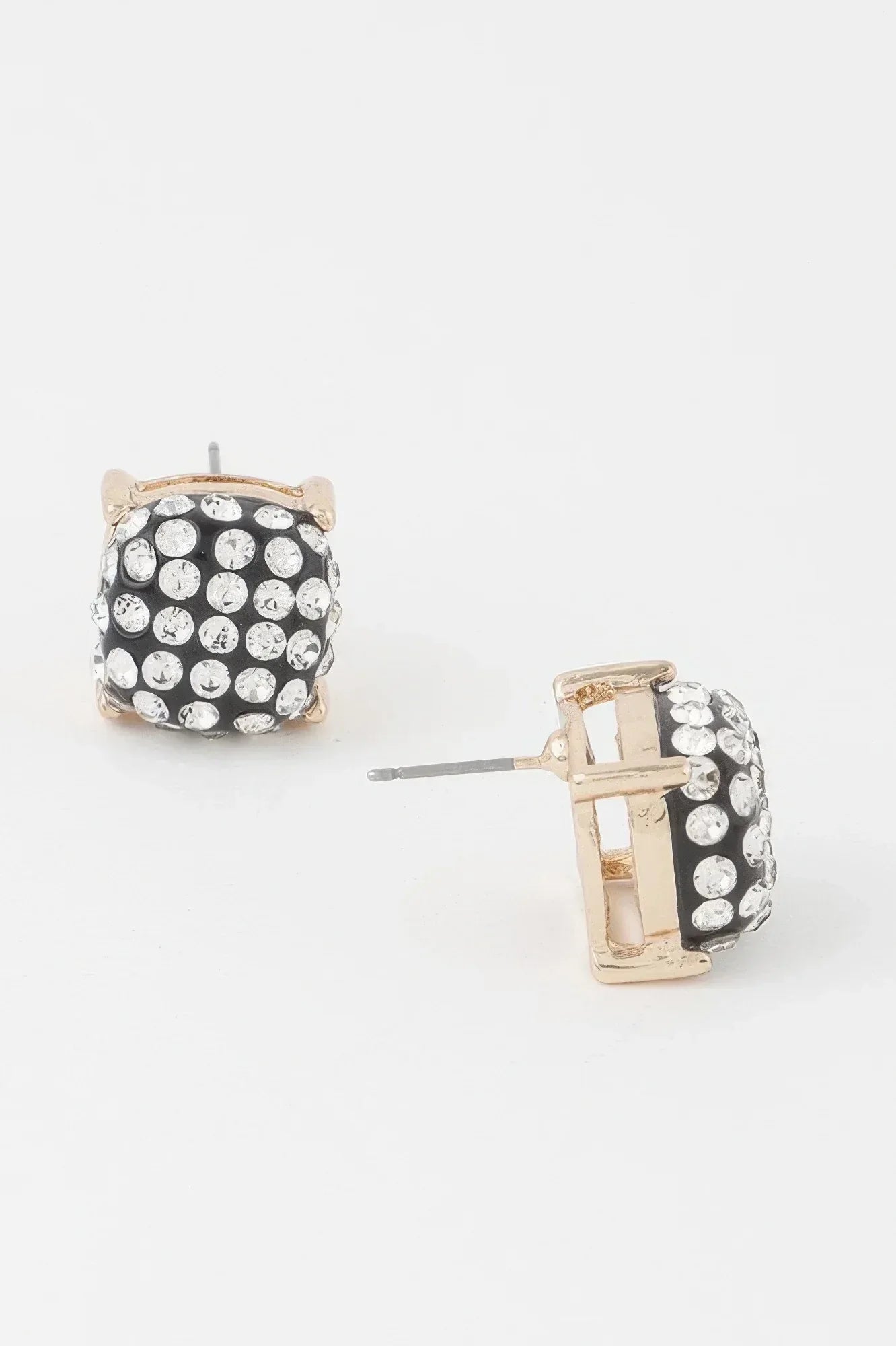 Glitter Studded Cubic Earrings | Mixtshop LLC Main image