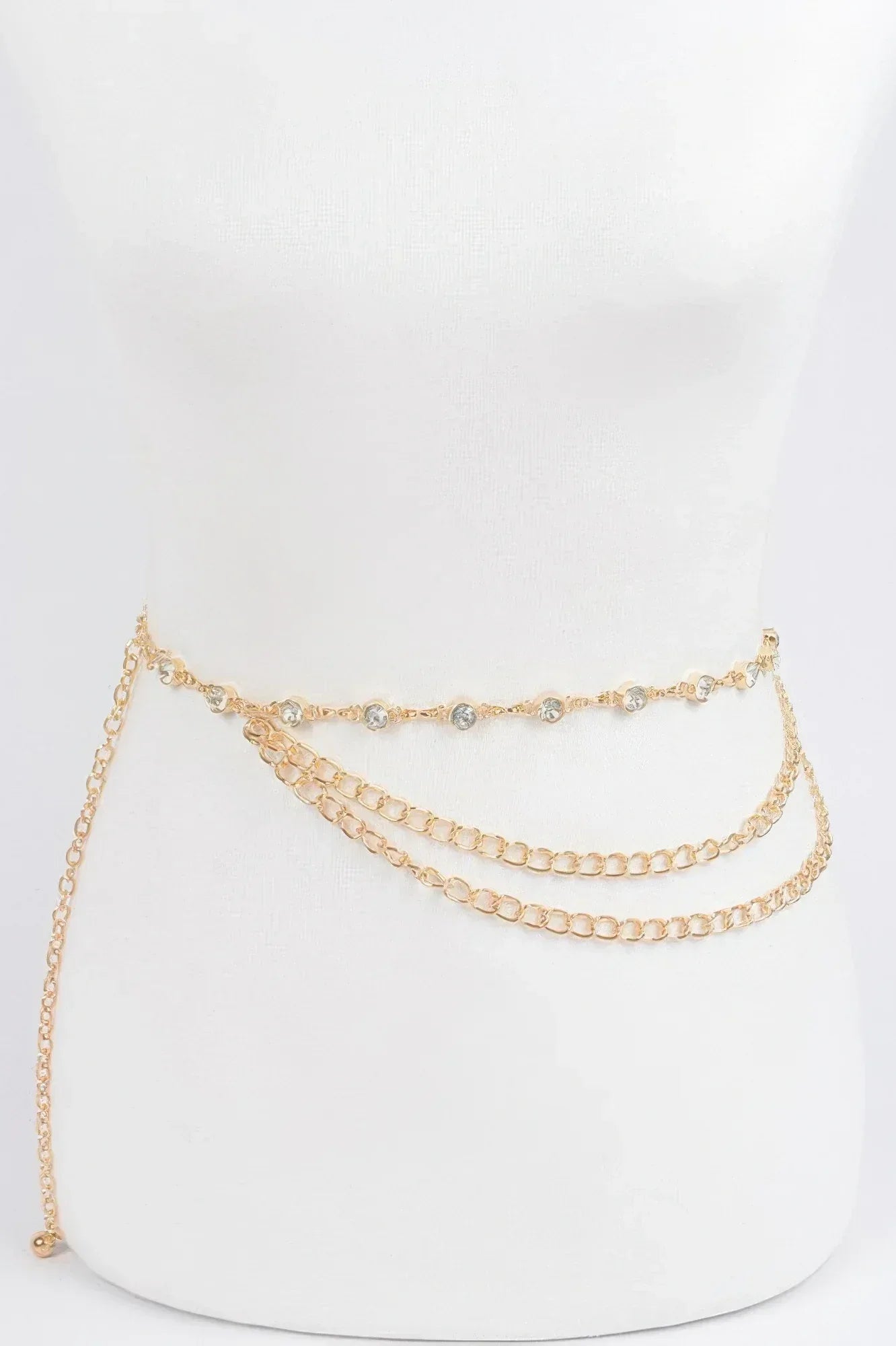 Stone Chain Layered Belt | Mixtshop LLC Main image