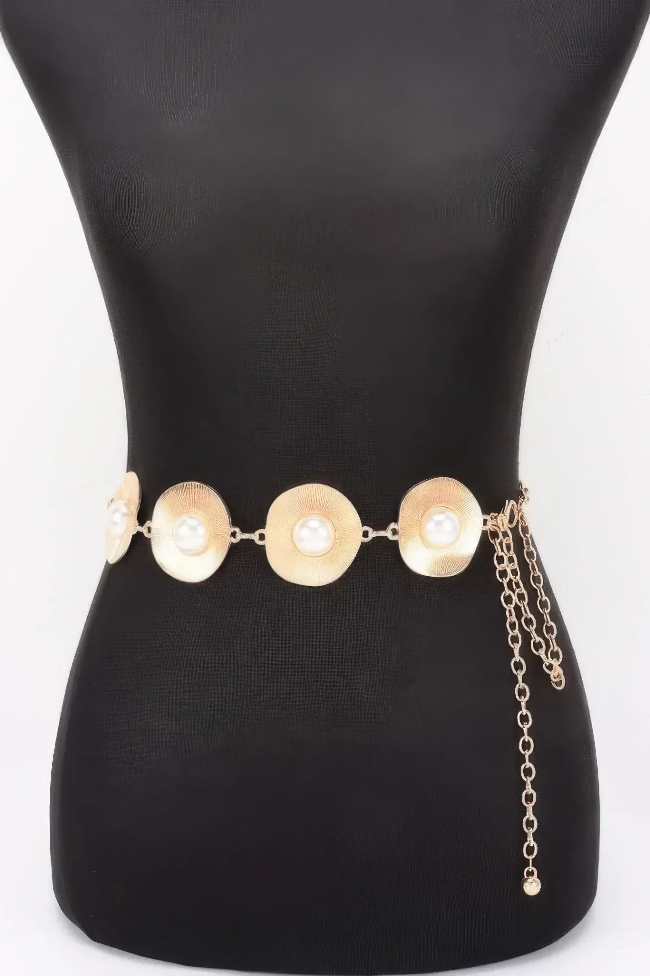 Pearl Accent Disc Chain Belt | Mixtshop LLC Main image