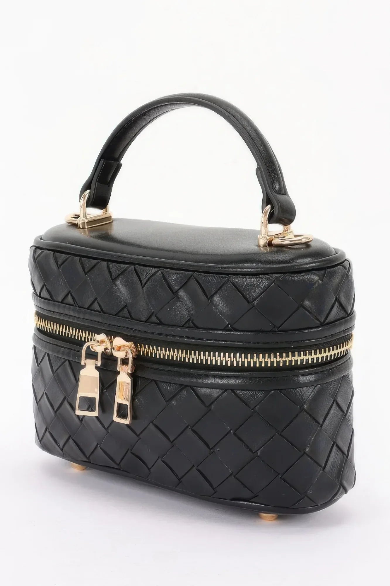 Embossed Vegan Leather Vanity Bag | Mixtshop LLC