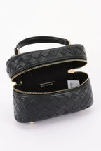 Embossed Vegan Leather Vanity Bag | Mixtshop LLC