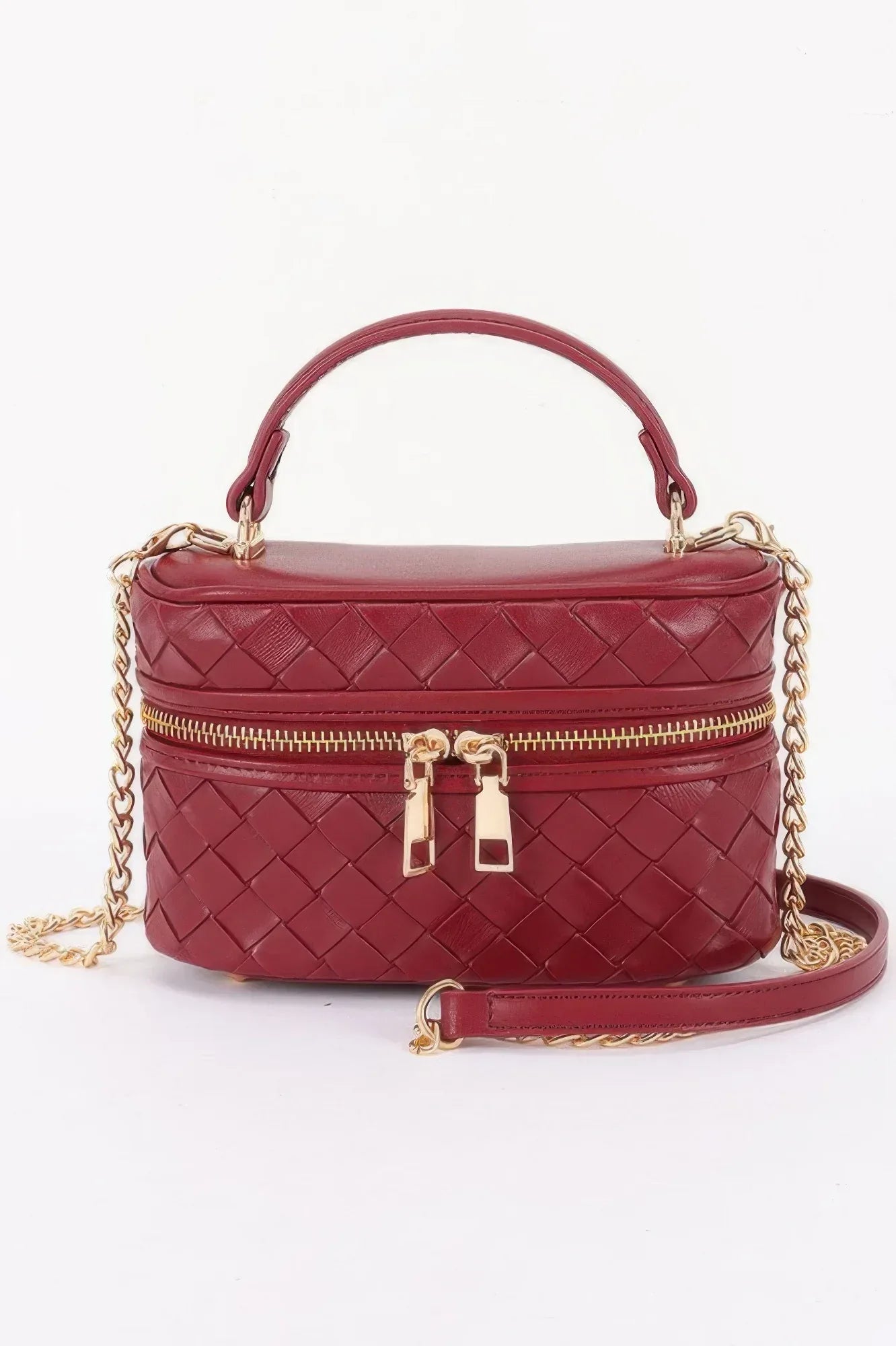 Embossed Vegan Leather Vanity Bag | Mixtshop LLC