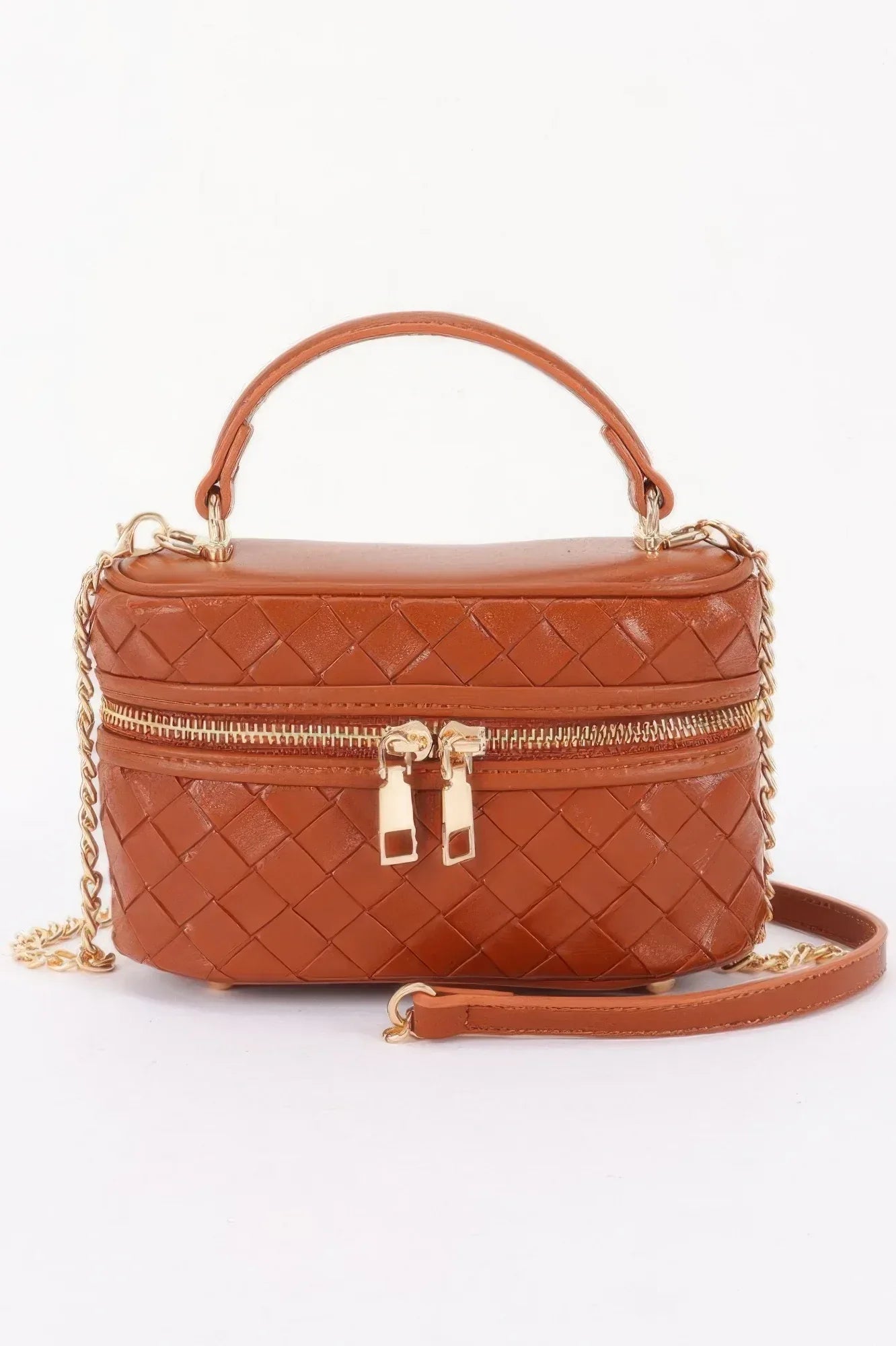 Embossed Vegan Leather Vanity Bag | Mixtshop LLC
