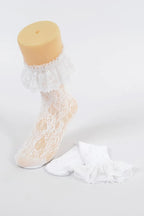 Laced Floral Mesh Socks | Mixtshop LLC