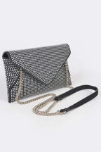 Hot Fix Rhinestones Envelope Clutch | Mixtshop LLC
