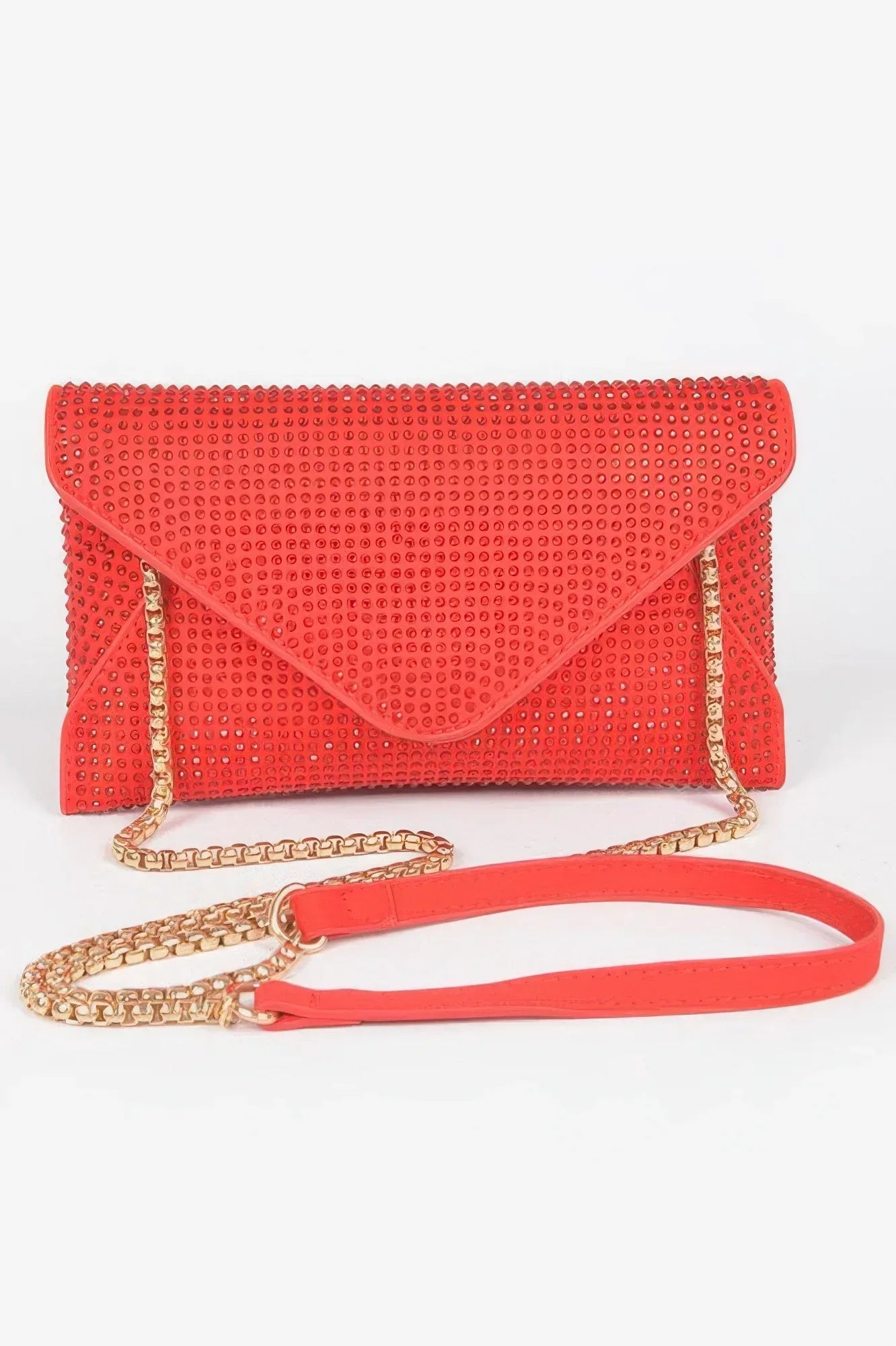 Hot Fix Rhinestones Envelope Clutch | Mixtshop LLC