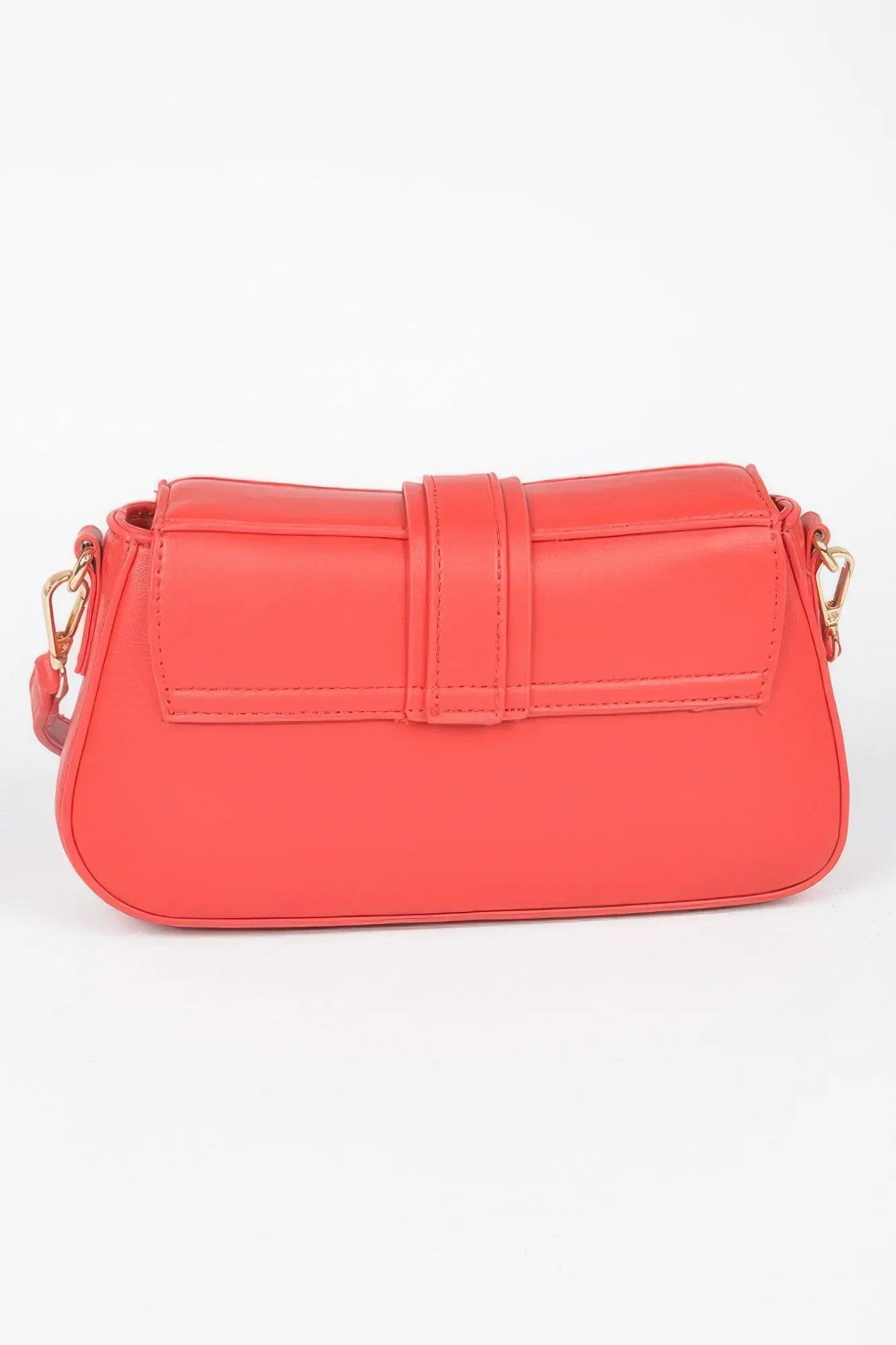 Vegan Metal Buckle Shoulder Bag | Mixtshop LLC