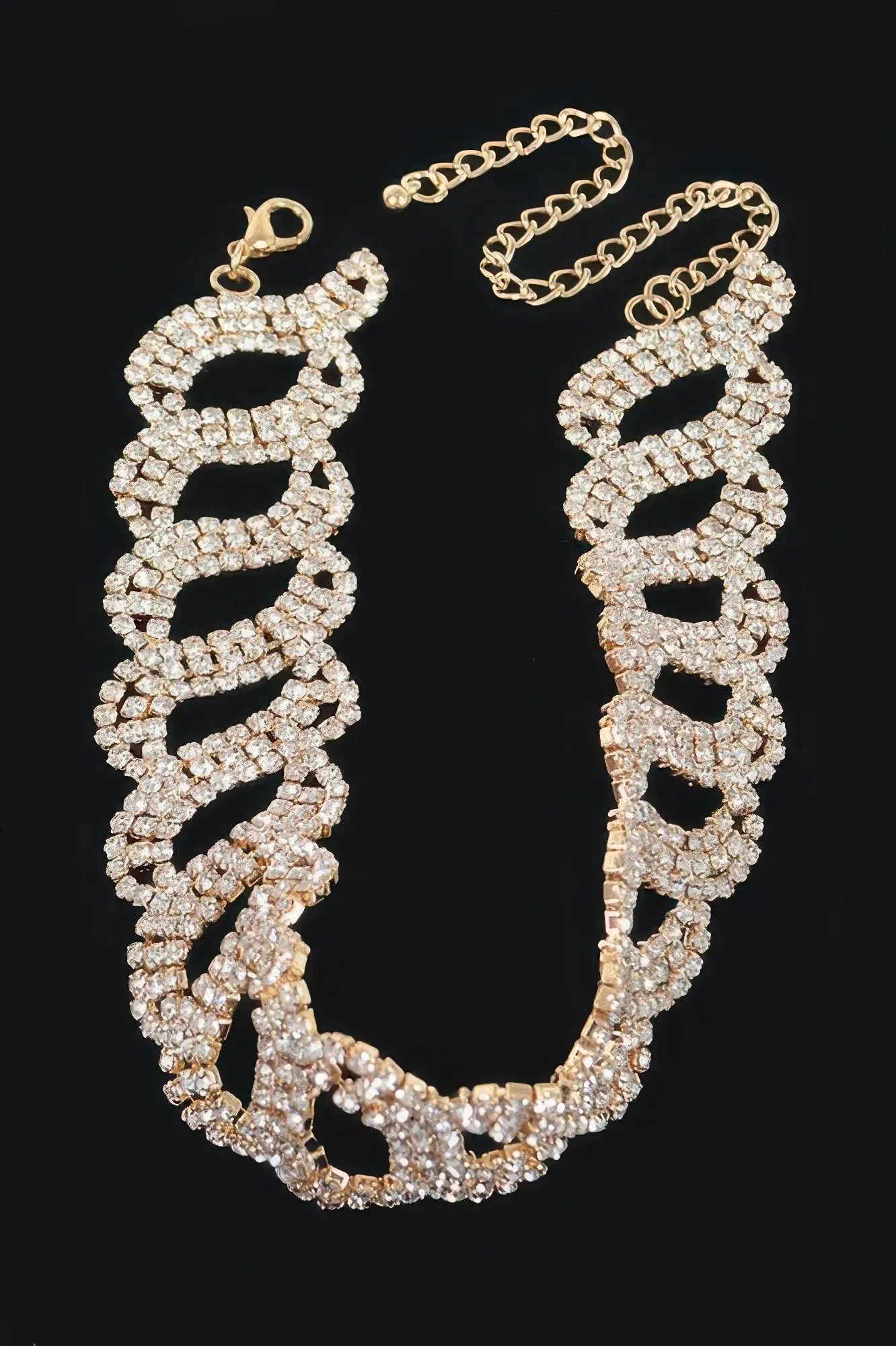 Rhinestone Chain Choker | Mixtshop LLC