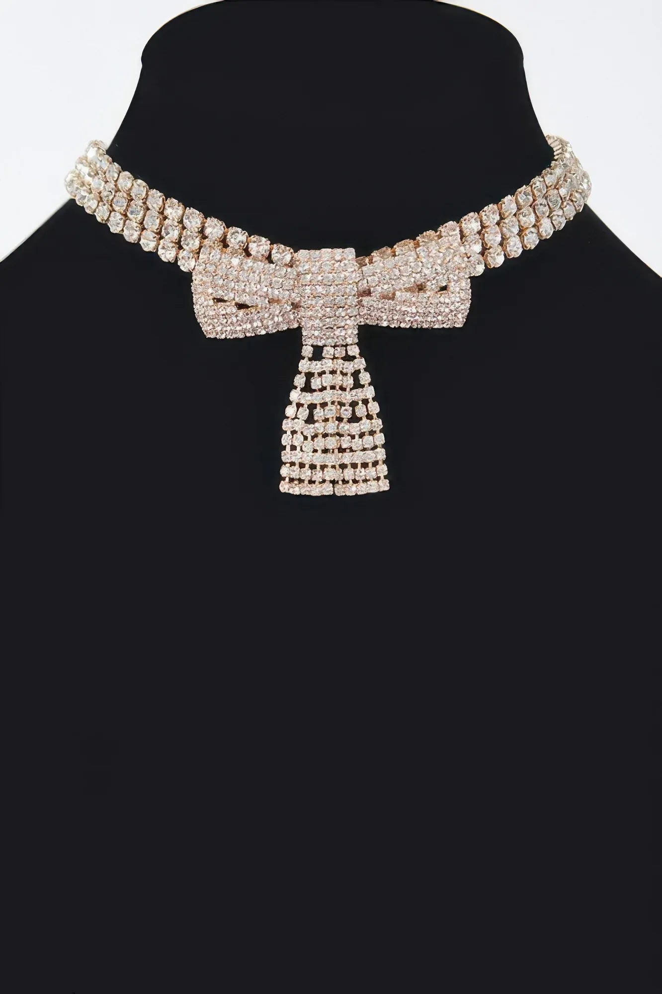 Rhinestone Ribbon Choker | Mixtshop LLC