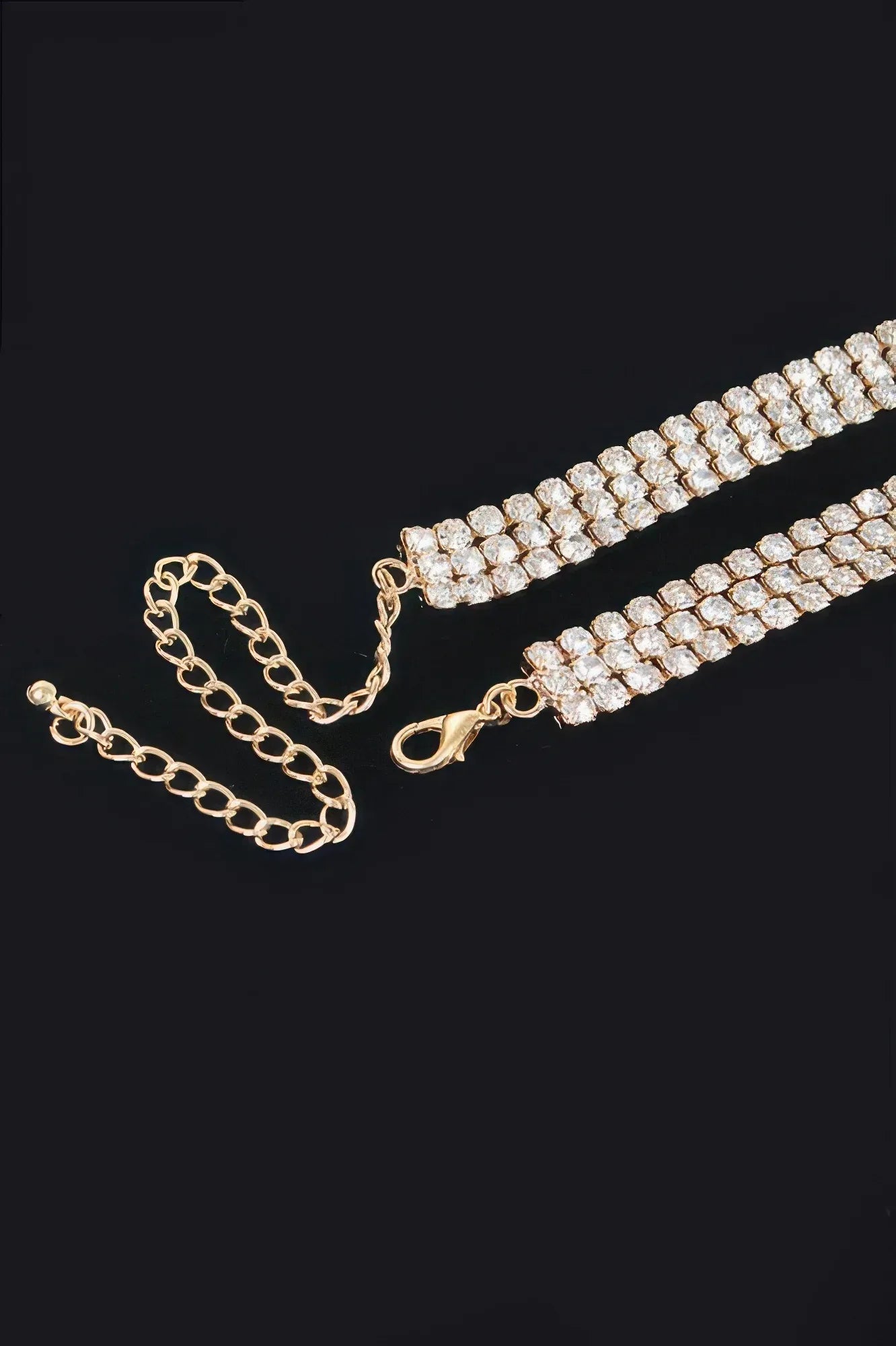 Rhinestone Ribbon Choker | Mixtshop LLC