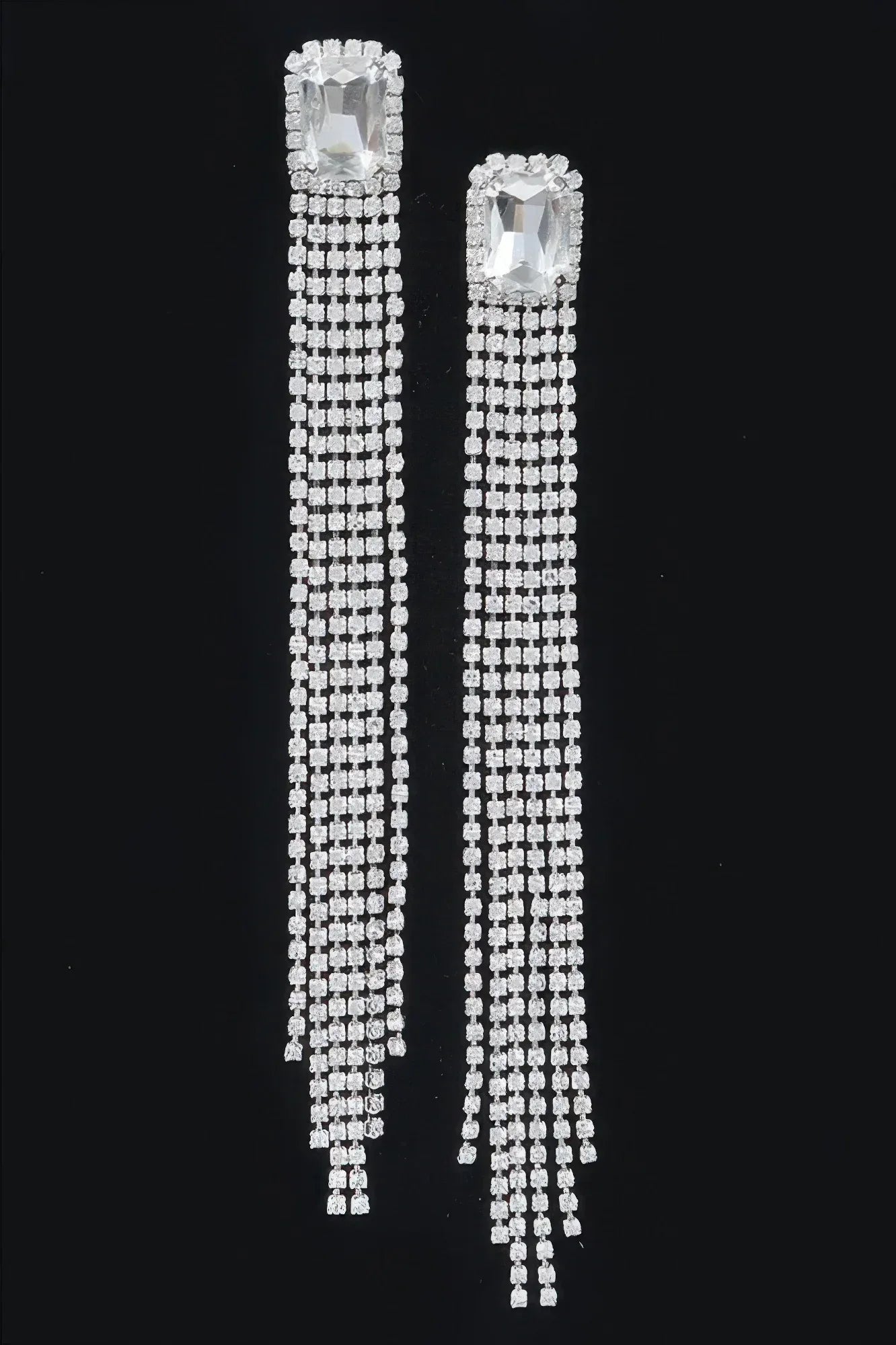Rhinestone Fringe Earring | Mixtshop LLC