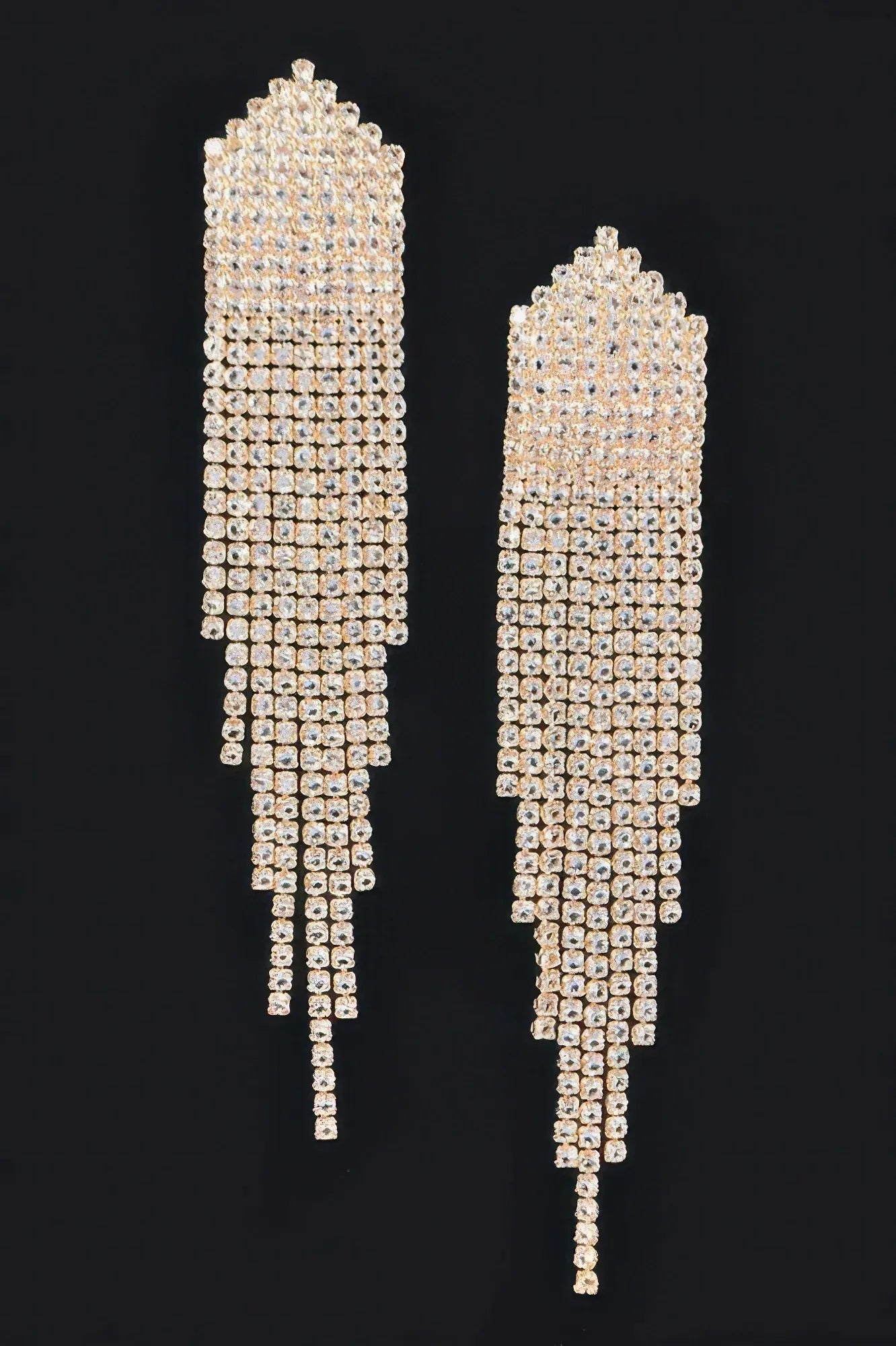 Rhinestone Fringe Earring | Mixtshop LLC