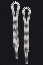 Cubic And Stone Fringe Earring | Mixtshop LLC