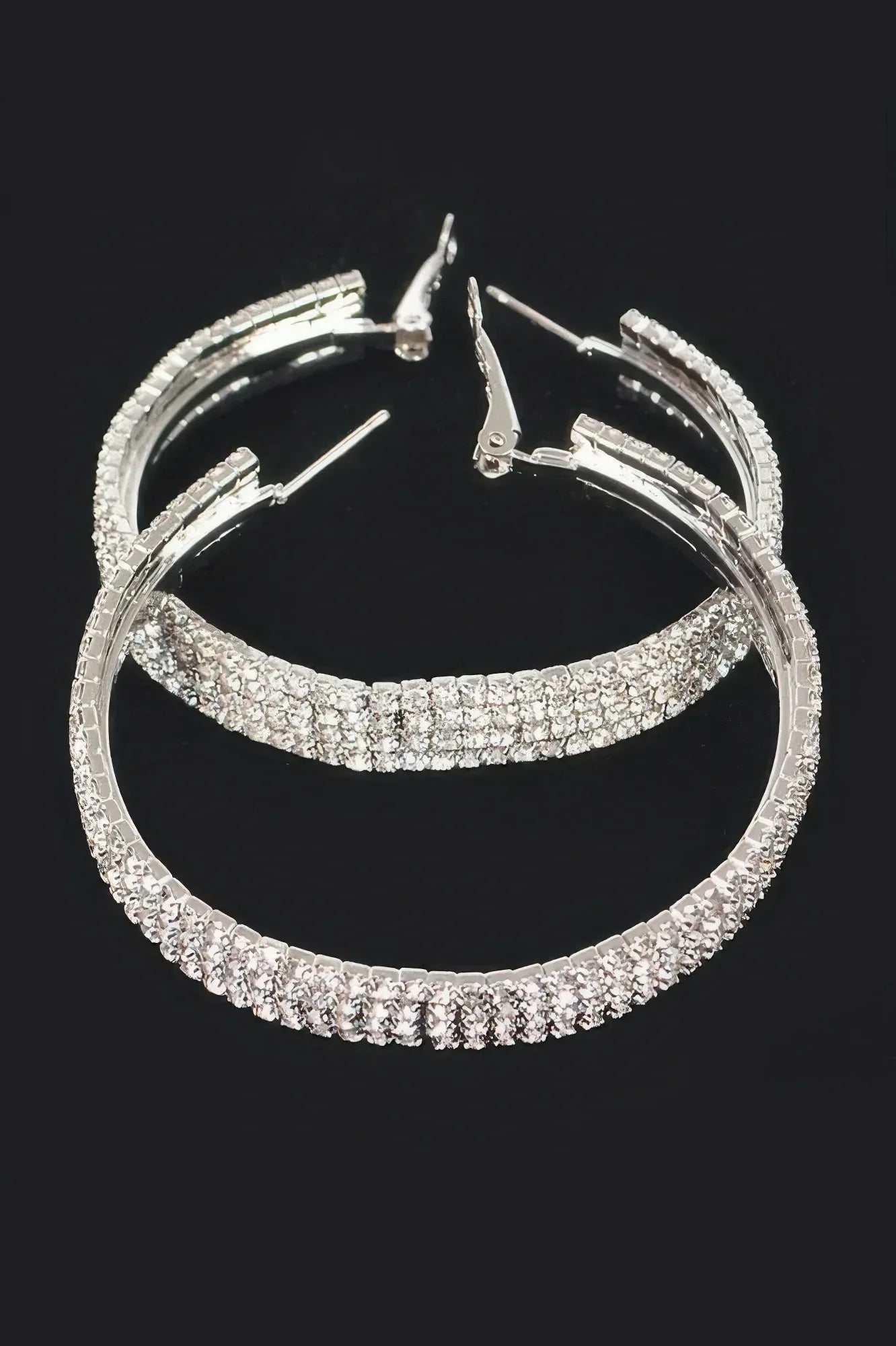 Rhinestone Hoop Earring | Mixtshop LLC