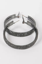 Rhinestone Hoop Earring | Mixtshop LLC