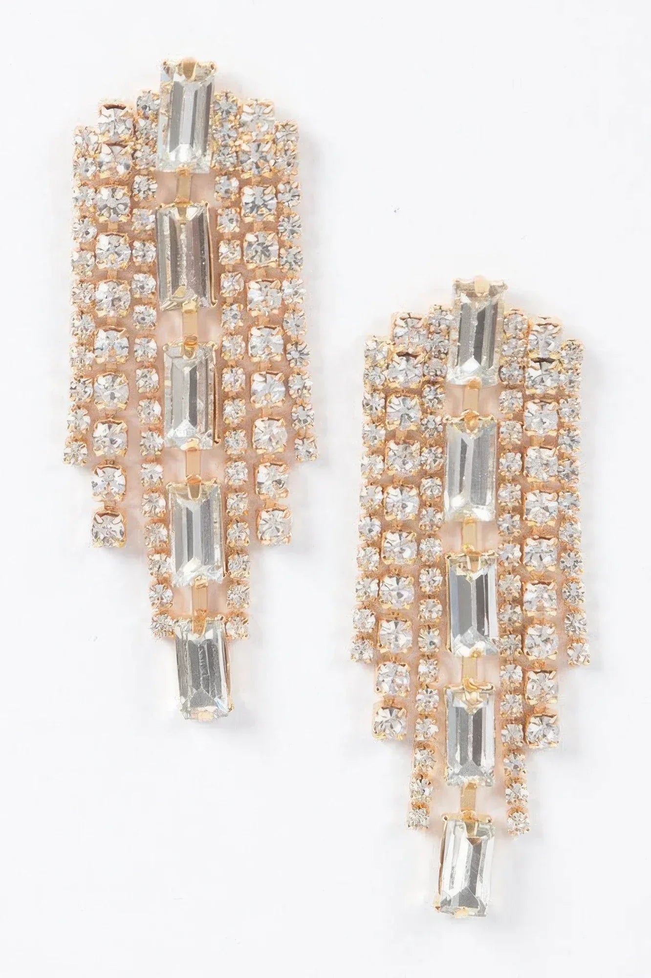 Multi Shape Rhinestone Earring | Mixtshop LLC Main image