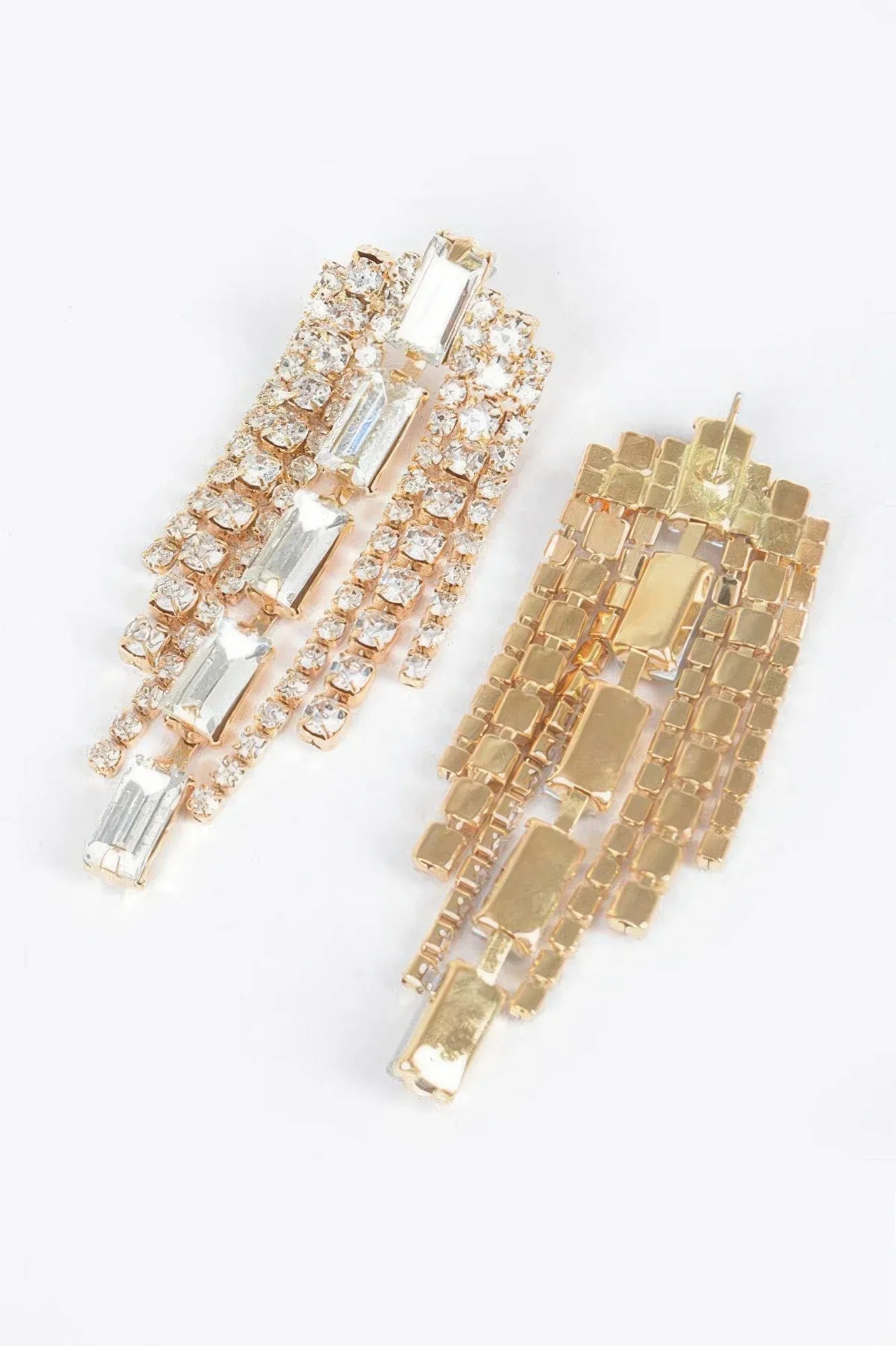 Multi Shape Rhinestone Earring Secondary image