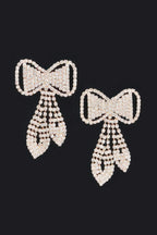 Rhinestone Bow Earring | Mixtshop LLC