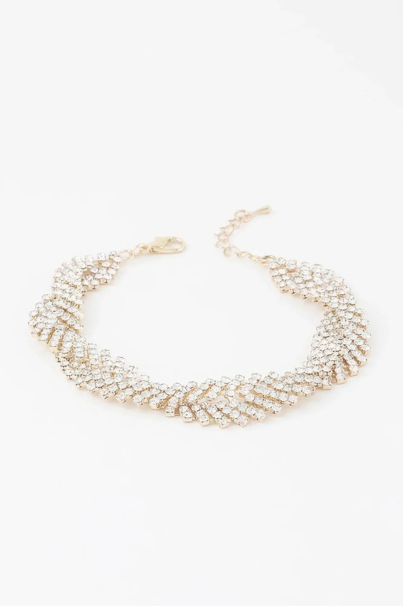 Twisted Rhinestone Bracelet | Mixtshop LLC