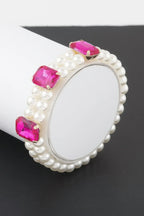 Double Beaded Rhinestone Bracelet | Mixtshop LLC