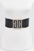 Rhinestone Buckle Stretch Belt | Mixtshop LLC