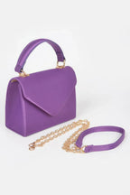 Satin Top Handle Flap Crossbody Bag | Mixtshop LLC