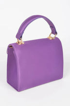 Satin Top Handle Flap Crossbody Bag | Mixtshop LLC