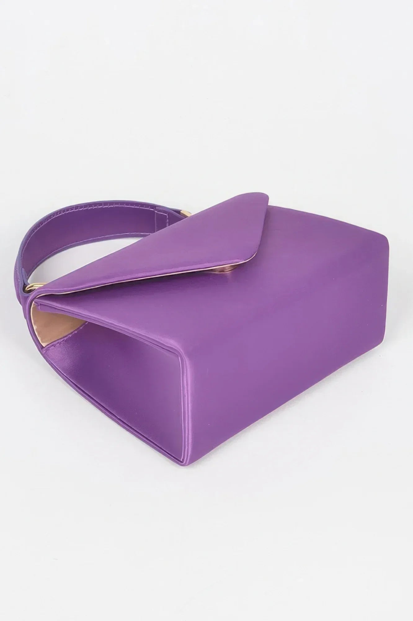 Satin Top Handle Flap Crossbody Bag | Mixtshop LLC