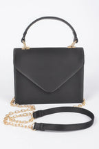 Satin Top Handle Flap Crossbody Bag | Mixtshop LLC