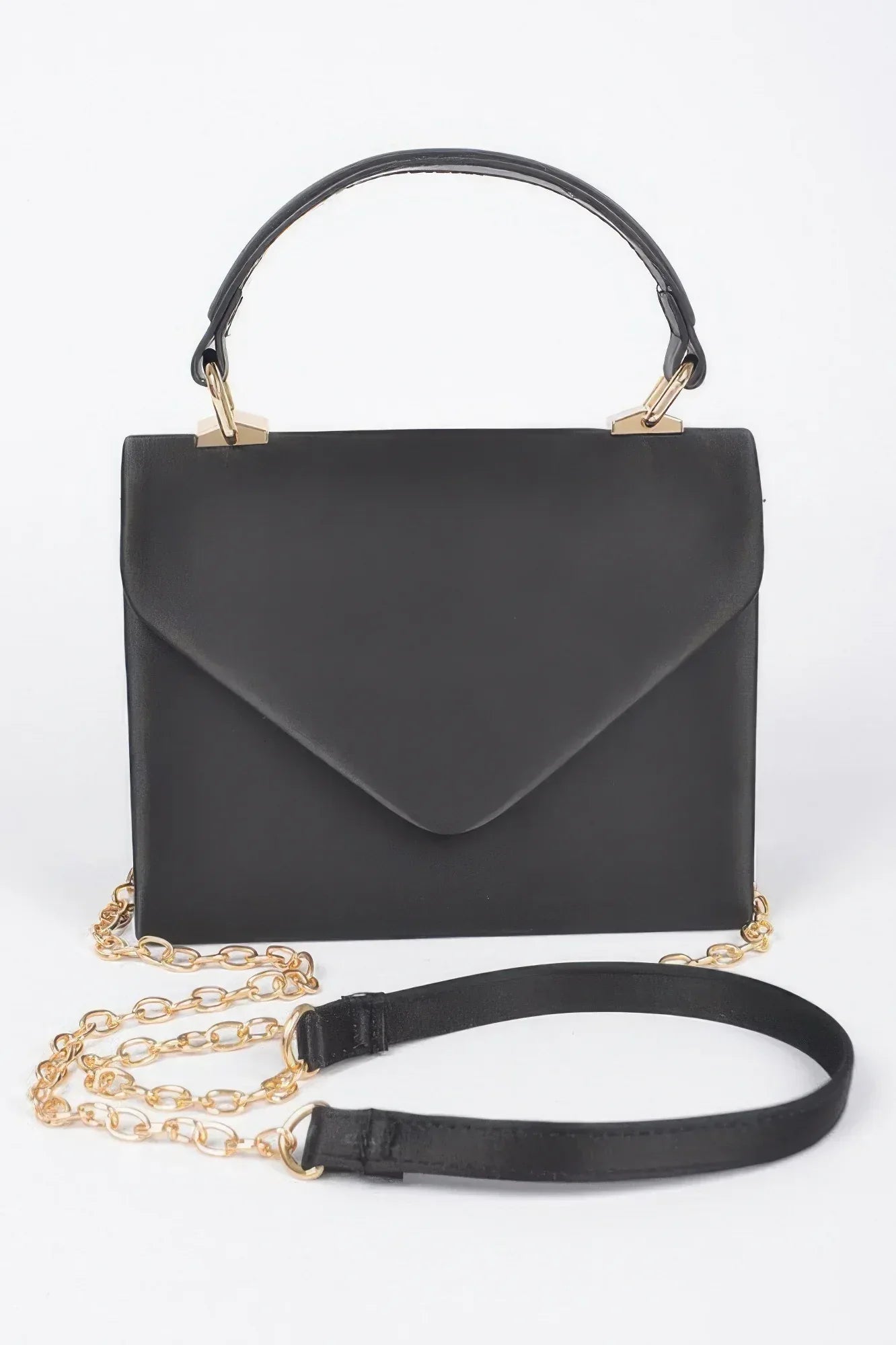 Satin Top Handle Flap Crossbody Bag | Mixtshop LLC