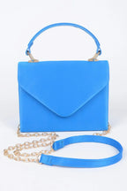 Satin Top Handle Flap Crossbody Bag | Mixtshop LLC