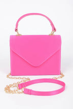 Satin Top Handle Flap Crossbody Bag | Mixtshop LLC