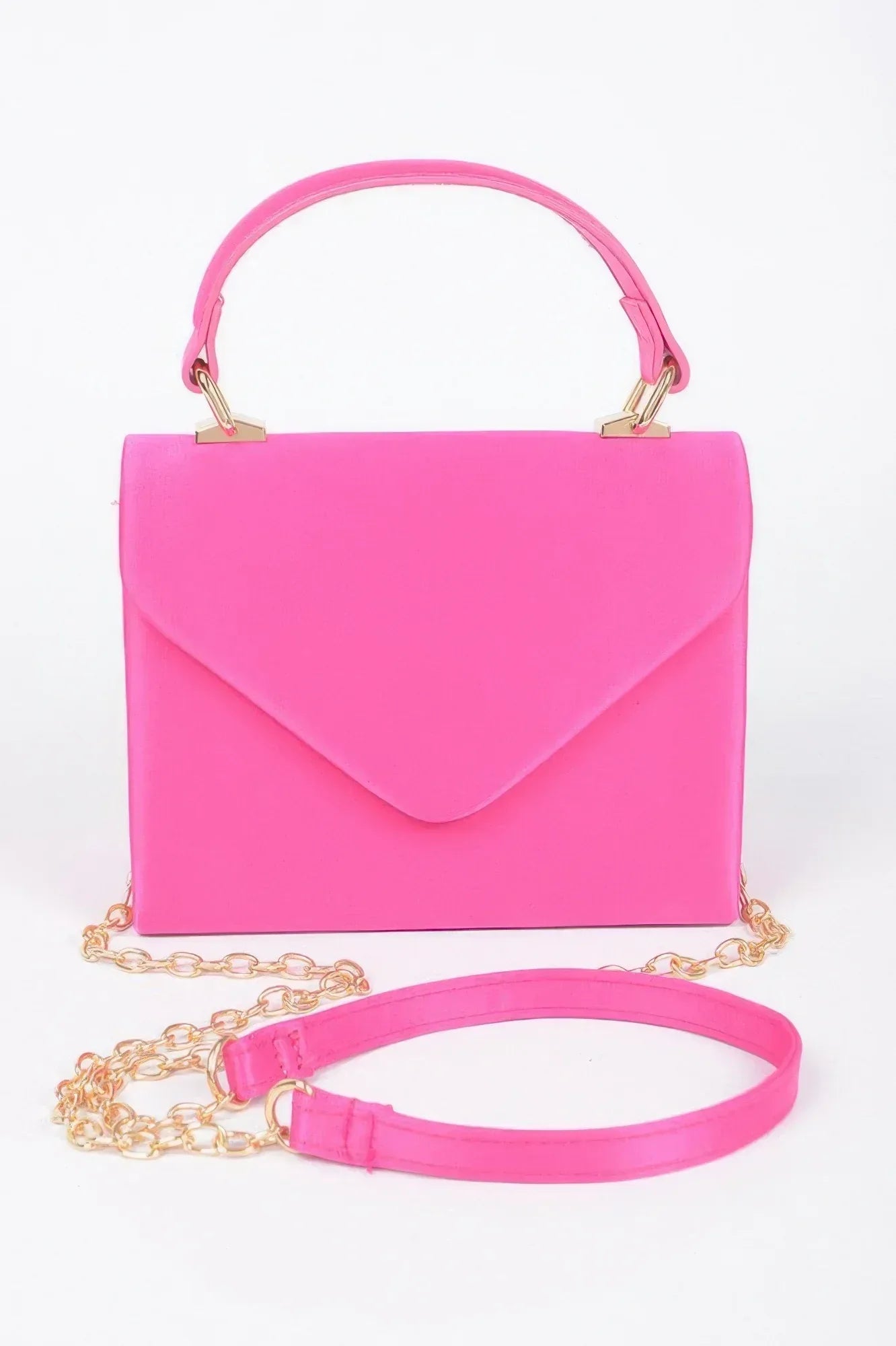 Satin Top Handle Flap Crossbody Bag | Mixtshop LLC
