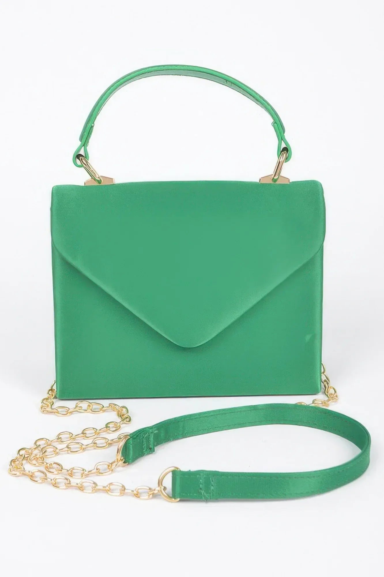 Satin Top Handle Flap Crossbody Bag | Mixtshop LLC
