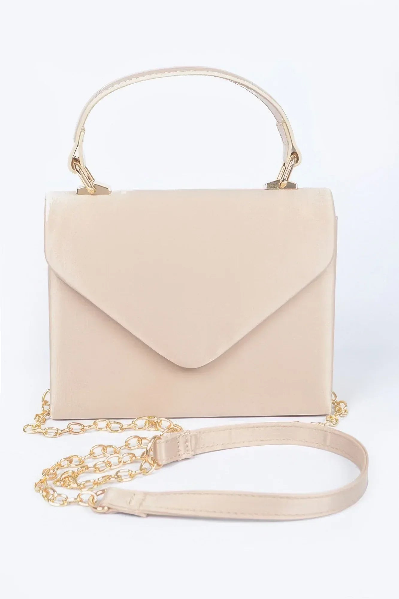 Satin Top Handle Flap Crossbody Bag | Mixtshop LLC