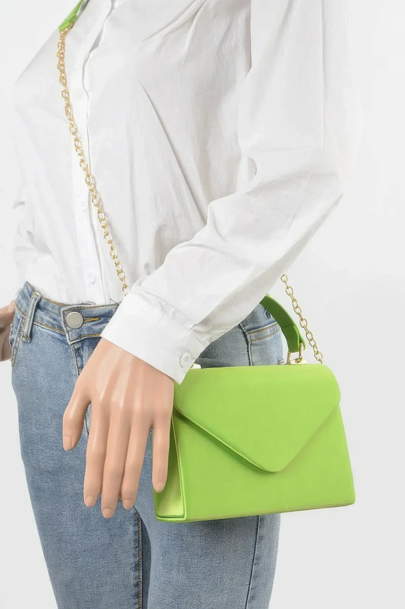 Satin Top Handle Flap Crossbody Bag | Mixtshop LLC