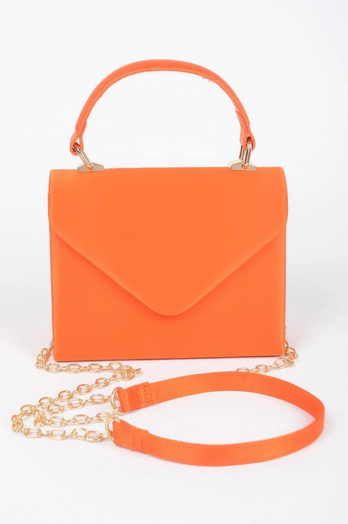 Satin Top Handle Flap Crossbody Bag | Mixtshop LLC